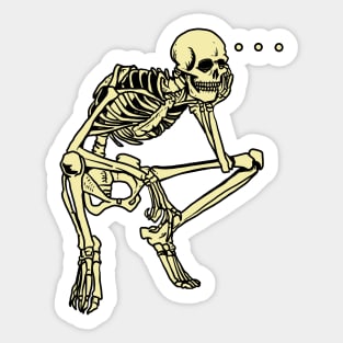 Skeleton Thinking Sticker